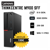 AKCIJA Lenovo Thinkcenter m900 SFF | i5-6500 | 8GB DDR4 | 256GB  SSD | Windows 11 PRO | RABLJEN